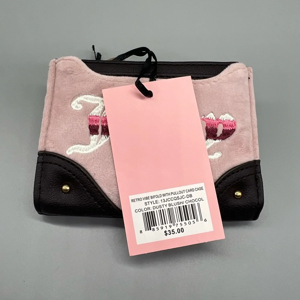 Juicy couture retro vibe bifold wallet